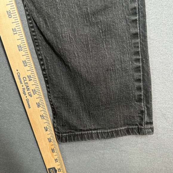 Vintage Levi's 514 Jeans Mens 36x32 Gray Stretch Denim Mid Rise Straight Leg - Picture 10 of 11